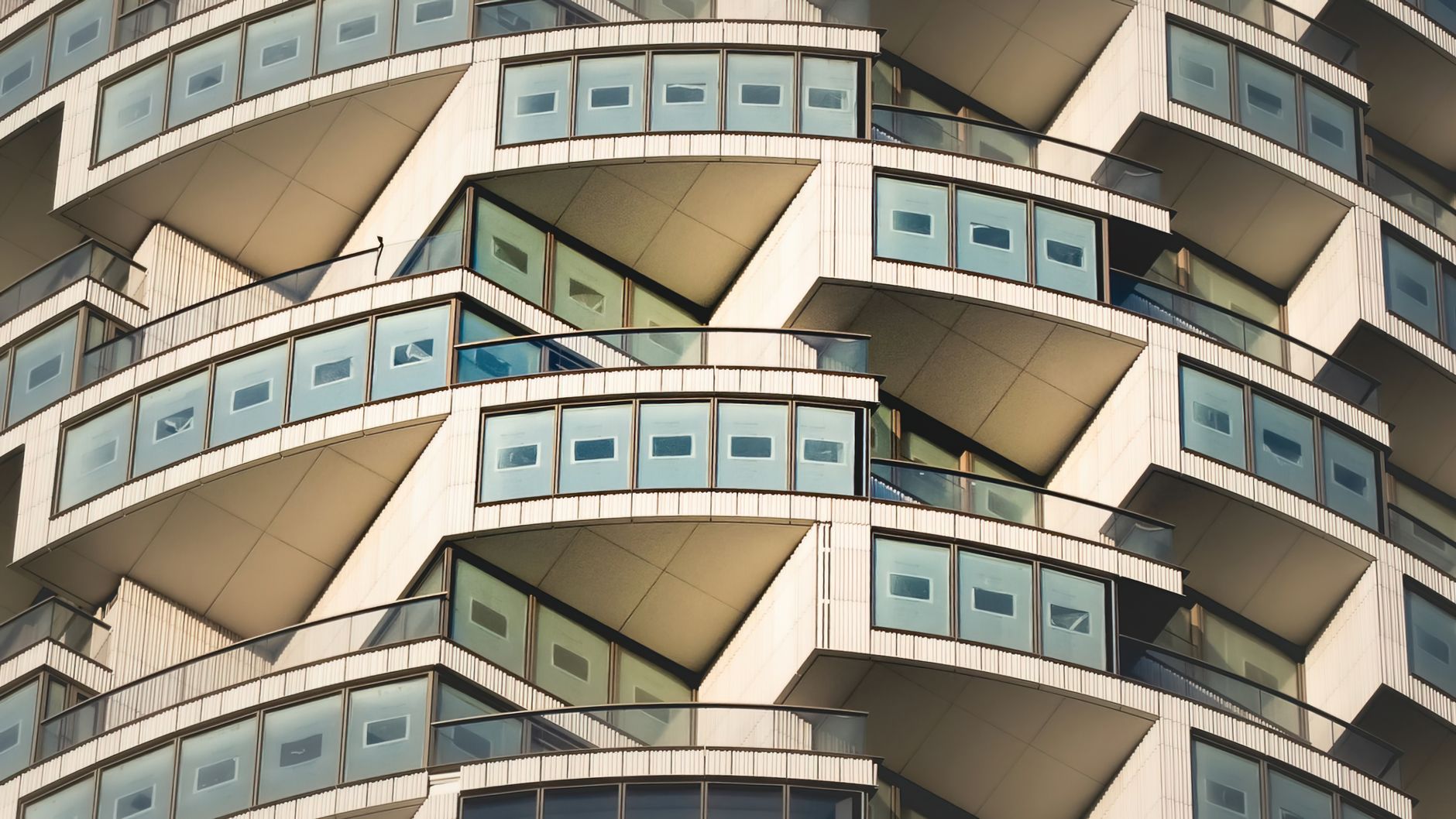 modern residential building exterior, urban architecture