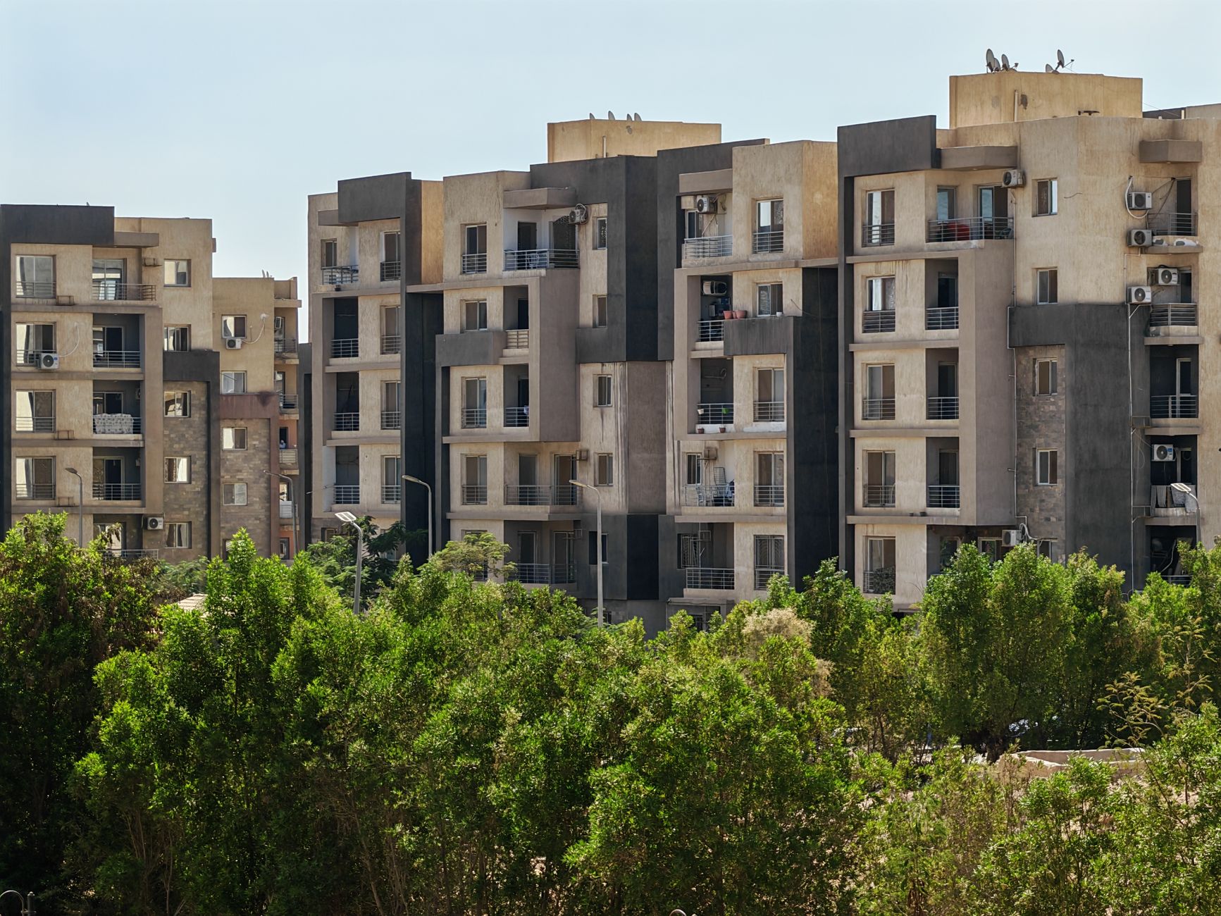 modern social housing building exterior