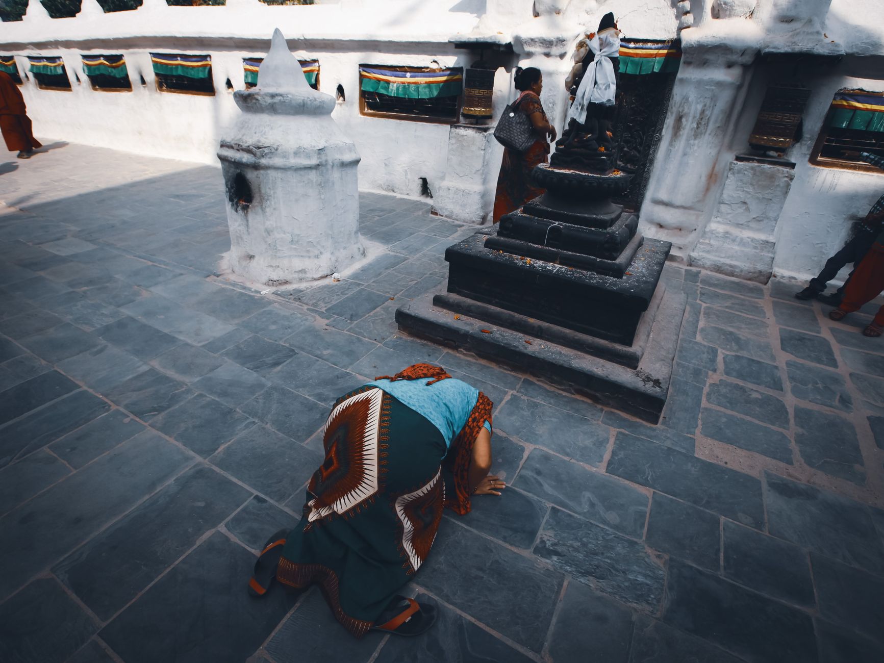 pilgrim on a pilgrimage, religious offering, devotion