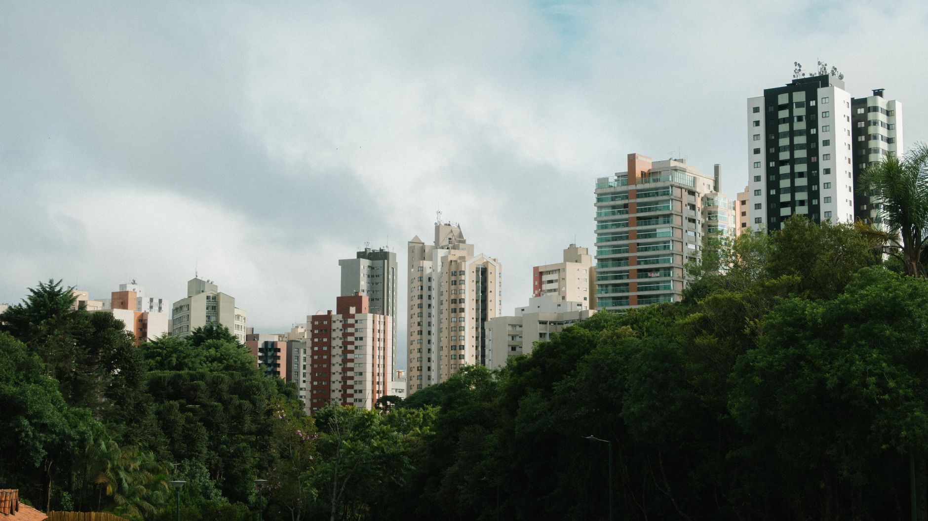 modern city residential buildings