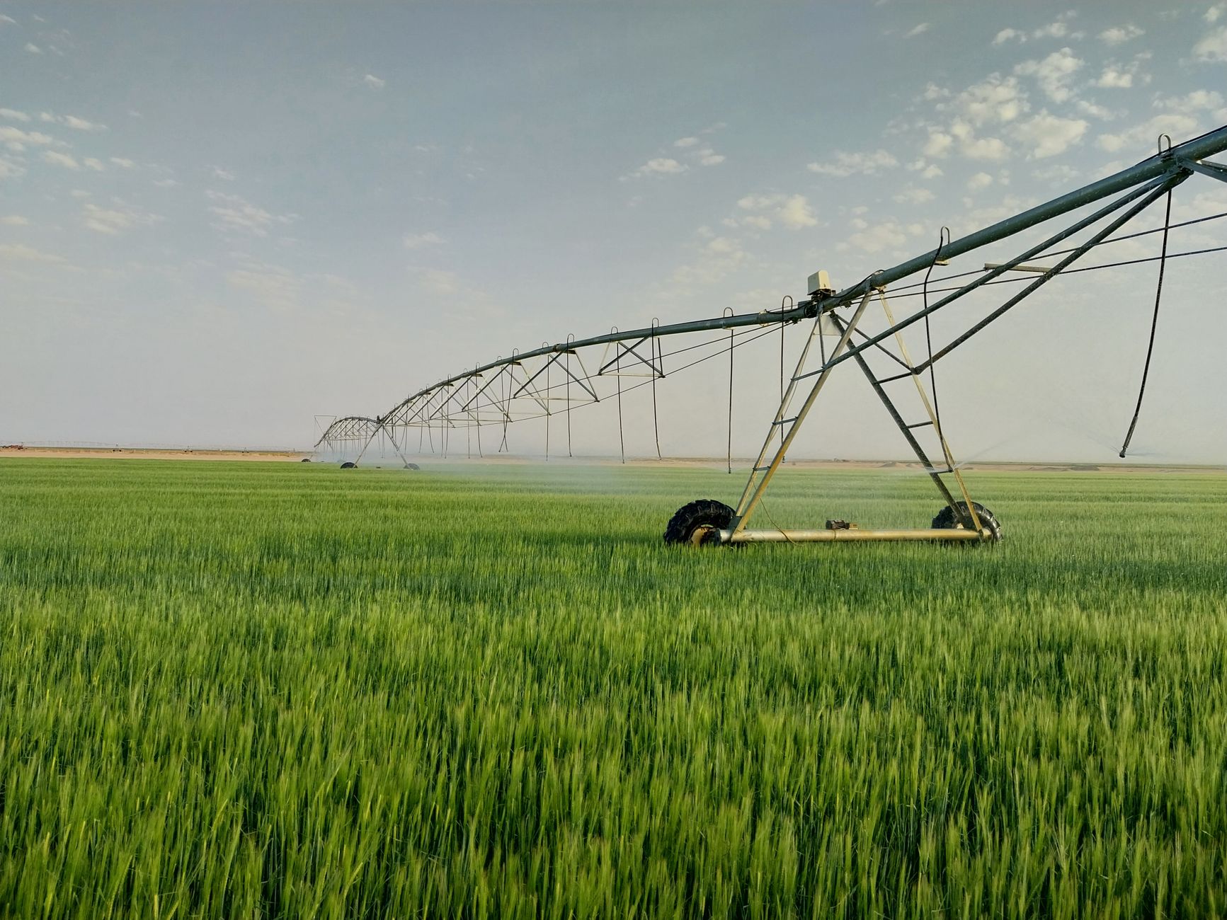 rural landscape, farm fields, agriculture, modern technology